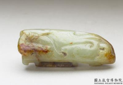 图片[3]-Jade scabbard slide with dragon pattern, middle to late Western Han Dynasty (140 BCE-8 CE)-China Archive